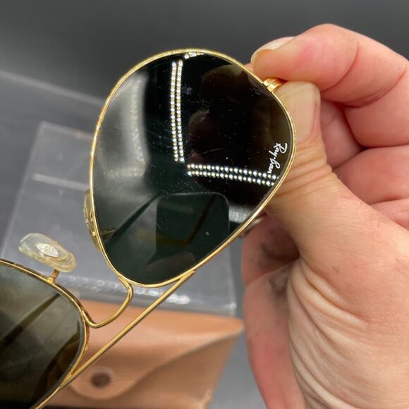 Vintage B&L Ray-Ban Bausch & Lomb Aviators Sunglasses With Case - Picture 7 of 11